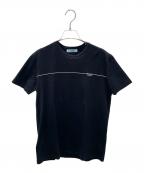 PRADAプラダ）の古着「ロゴTシャツ」｜ブラック