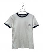 LOEWEロエベ）の古着「アナグラムロゴ刺繍Tシャツ」｜ホワイト