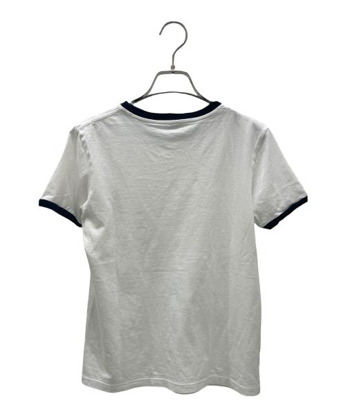 LOEWE（ロエベ）LOEWE (ロエベ) アナグラムロゴ刺繍Tシャツ ホワイト サイズ:Sの古着・服飾アイテム