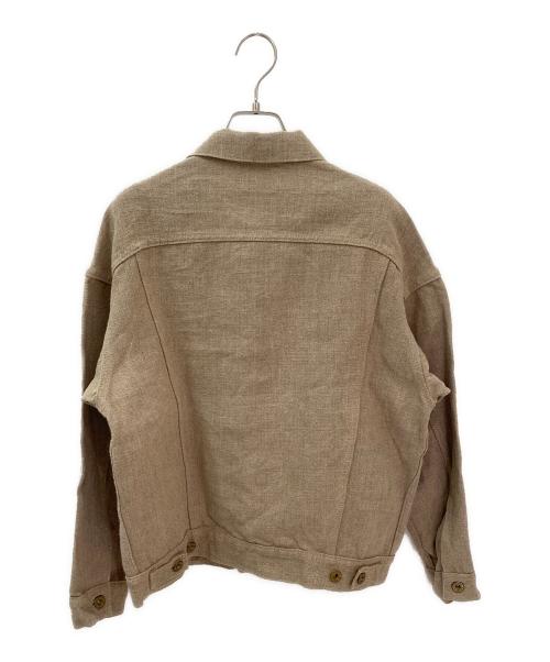 MADISON BLUE（マディソンブルー）MADISON BLUE (マディソンブルー) リネンジャケット ベージュ サイズ:00の古着・服飾アイテム