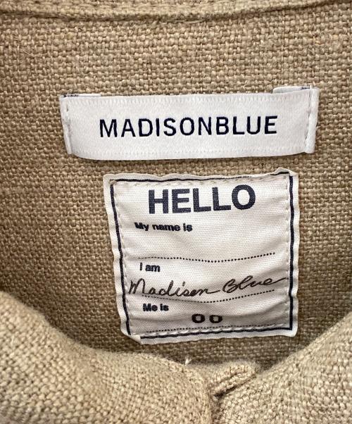 MADISON BLUE（マディソンブルー）MADISON BLUE (マディソンブルー) リネンジャケット ベージュ サイズ:00の古着・服飾アイテム
