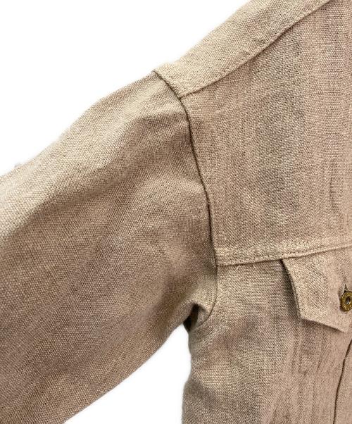 MADISON BLUE（マディソンブルー）MADISON BLUE (マディソンブルー) リネンジャケット ベージュ サイズ:00の古着・服飾アイテム