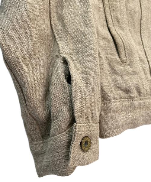 MADISON BLUE（マディソンブルー）MADISON BLUE (マディソンブルー) リネンジャケット ベージュ サイズ:00の古着・服飾アイテム