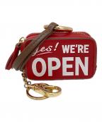 GOOD GRIEF!グッドグリーフ）の古着「We are open/close Mini Case」｜レッド