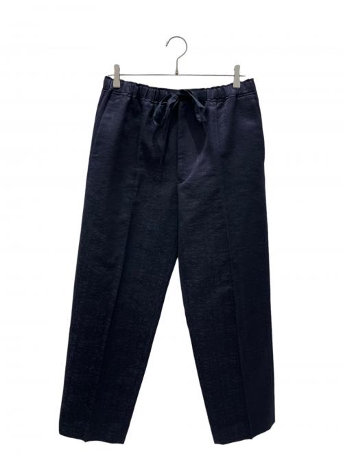 DRAWER（ドゥロワー）DRAWER (ドゥロワー) ジャガードパンツ ネイビー サイズ:40の古着・服飾アイテム