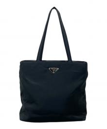 PRADA（プラダ）の古着「三角プレート ナイロントートバッグ」｜ブラック