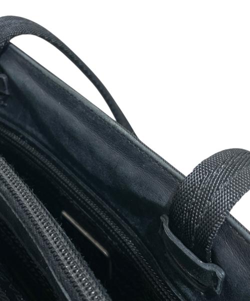 PRADA（プラダ）PRADA (プラダ) 三角プレート ナイロントートバッグ ブラックの古着・服飾アイテム