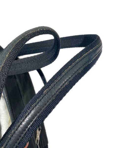 PRADA（プラダ）PRADA (プラダ) 三角プレート ナイロントートバッグ ブラックの古着・服飾アイテム