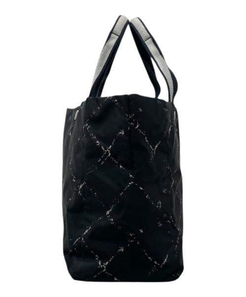CHANEL（シャネル）CHANEL (シャネル) 旧トラベルライン ナイロントートバッグ ブラック サイズ:MMの古着・服飾アイテム