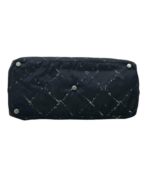CHANEL（シャネル）CHANEL (シャネル) 旧トラベルライン ナイロントートバッグ ブラック サイズ:MMの古着・服飾アイテム