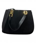 Salvatore Ferragamoサルヴァトーレ フェラガモ）の古着「ガンチーニハンドバッグ/2WAYバッグ」｜ブラック