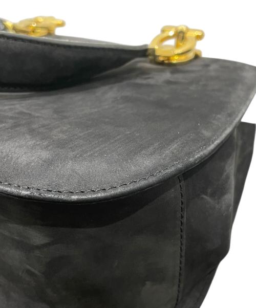 Salvatore Ferragamo（サルヴァトーレ フェラガモ）Salvatore Ferragamo (サルヴァトーレ フェラガモ) ガンチーニハンドバッグ/2WAYバッグ ブラックの古着・服飾アイテム