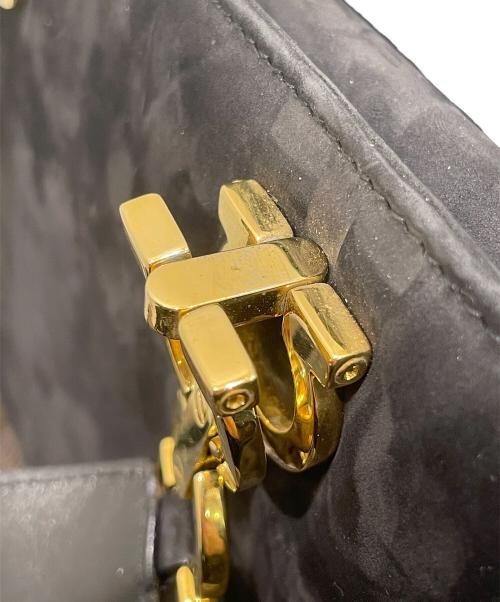 Salvatore Ferragamo（サルヴァトーレ フェラガモ）Salvatore Ferragamo (サルヴァトーレ フェラガモ) ガンチーニハンドバッグ/2WAYバッグ ブラックの古着・服飾アイテム