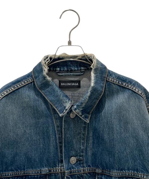 BALENCIAGA（バレンシアガ）BALENCIAGA (バレンシアガ) デニムジャケット インディゴ サイズ:46の古着・服飾アイテム