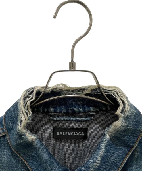 BALENCIAGA（バレンシアガ）BALENCIAGA (バレンシアガ) デニムジャケット インディゴ サイズ:46の古着・服飾アイテム