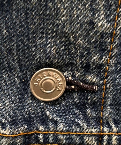 BALENCIAGA（バレンシアガ）BALENCIAGA (バレンシアガ) デニムジャケット インディゴ サイズ:46の古着・服飾アイテム