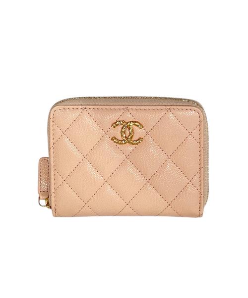 CHANEL（シャネル）CHANEL (シャネル) ココマーク コインパース ライトピンクの古着・服飾アイテム
