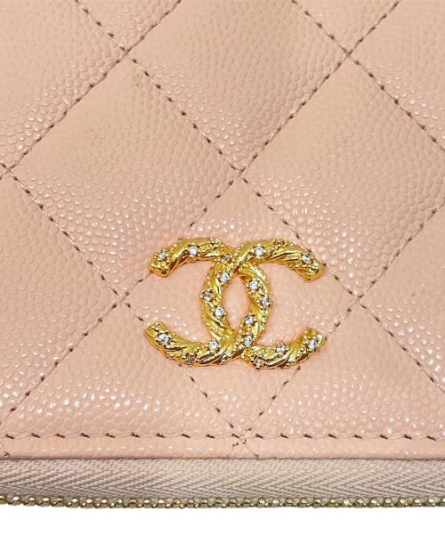 CHANEL（シャネル）CHANEL (シャネル) ココマーク コインパース ライトピンクの古着・服飾アイテム