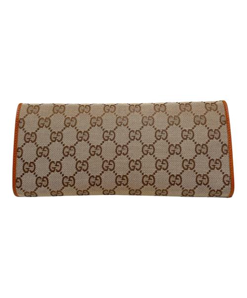 GUCCI（グッチ）GUCCI (グッチ) バンブー GGキャンバス バッグ ブラウンの古着・服飾アイテム