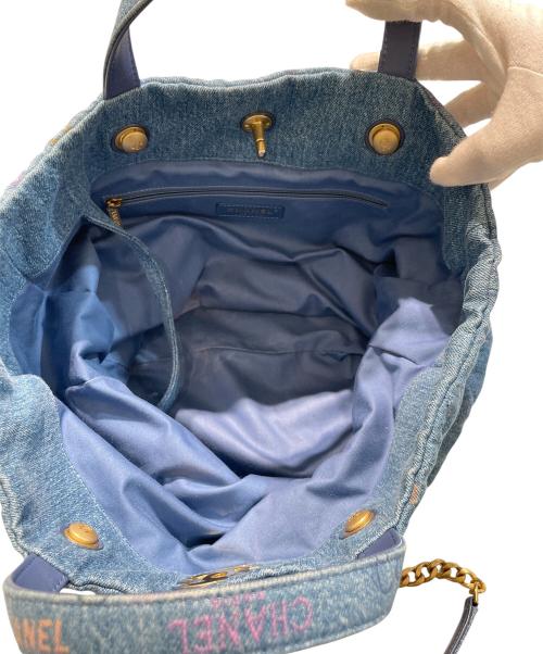 CHANEL（シャネル）CHANEL (シャネル) マキシショッピングバッグ インディゴの古着・服飾アイテム