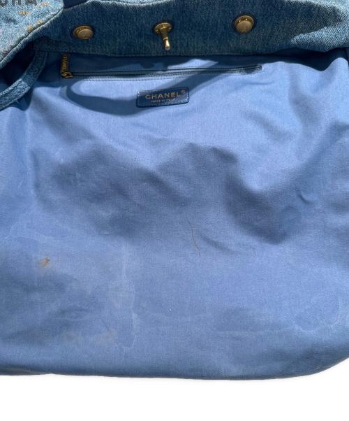 CHANEL（シャネル）CHANEL (シャネル) マキシショッピングバッグ インディゴの古着・服飾アイテム