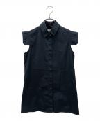 Maison Margielaメゾンマルジェラ）の古着「ノースリーブシャツ」｜ブラック