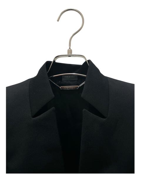 ALEXANDER McQUEEN（アレキサンダーマックイーン）ALEXANDER McQUEEN (アレキサンダーマックイーン) デザインジャケット ブラック サイズ:38の古着・服飾アイテム