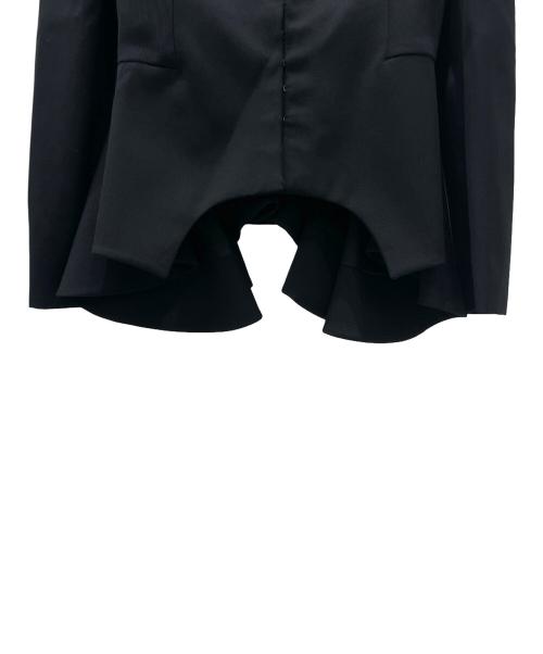 ALEXANDER McQUEEN（アレキサンダーマックイーン）ALEXANDER McQUEEN (アレキサンダーマックイーン) デザインジャケット ブラック サイズ:38の古着・服飾アイテム