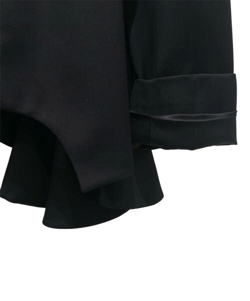 ALEXANDER McQUEEN（アレキサンダーマックイーン）ALEXANDER McQUEEN (アレキサンダーマックイーン) デザインジャケット ブラック サイズ:38の古着・服飾アイテム