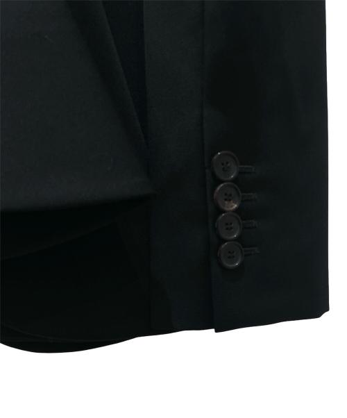 ALEXANDER McQUEEN（アレキサンダーマックイーン）ALEXANDER McQUEEN (アレキサンダーマックイーン) デザインジャケット ブラック サイズ:38の古着・服飾アイテム
