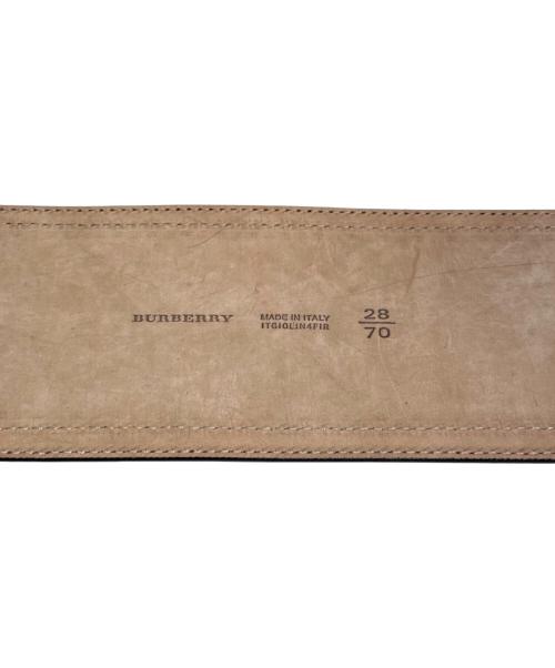 BURBERRY（バーバリー）BURBERRY (バーバリー) レザーベルト サイズ:28/70の古着・服飾アイテム