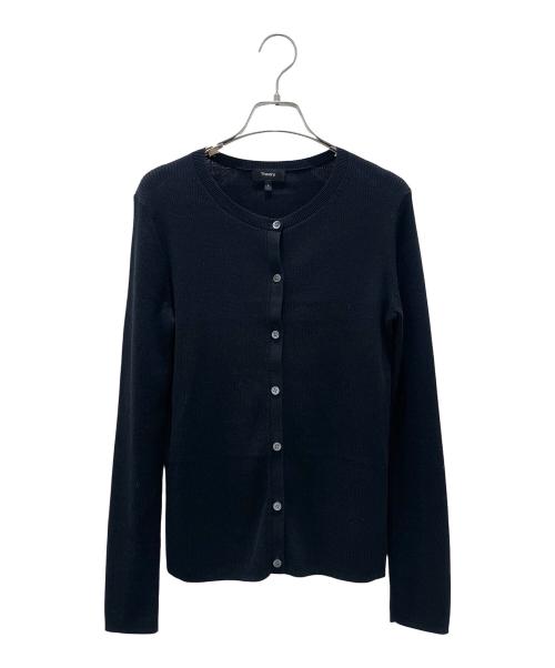 theory（セオリー）theory (セオリー) 薄手カーディガン ブラック サイズ:Ｓの古着・服飾アイテム