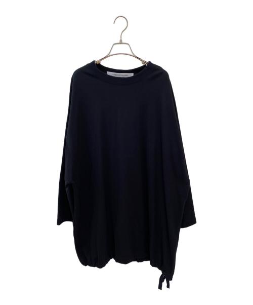 COGTHEBIGSMOKE（コグザビッグスモーク）COGTHEBIGSMOKE (コグザビッグスモーク) オーバーサイズ7分袖カットソー ブラック サイズ:-の古着・服飾アイテム