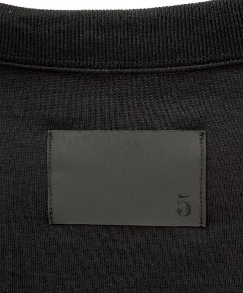 COGTHEBIGSMOKE（コグザビッグスモーク）COGTHEBIGSMOKE (コグザビッグスモーク) オーバーサイズ7分袖カットソー ブラック サイズ:-の古着・服飾アイテム