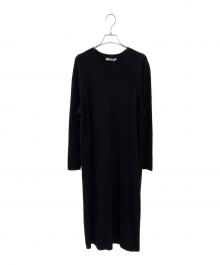 Plage（プラージュ）の古着「Flared Knit ワンピース」｜ブラック