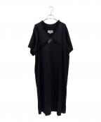 MM6 Maison Margielaエムエムシックスメゾンマルジェラ）の古着「レースワンピース」｜ブラック
