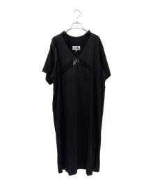 MM6 Maison Margiela（エムエムシックスメゾンマルジェラ）の古着「レースワンピース」｜ブラック