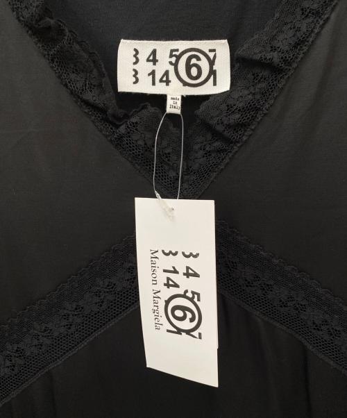 MM6 Maison Margiela（エムエムシックスメゾンマルジェラ）MM6 Maison Margiela (エムエムシックスメゾンマルジェラ) レースワンピース ブラック サイズ:40の古着・服飾アイテム