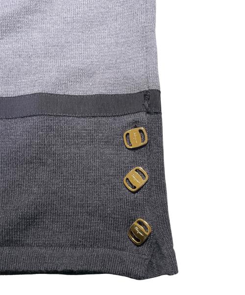 Salvatore Ferragamo（サルヴァトーレ フェラガモ）Salvatore Ferragamo (サルヴァトーレ フェラガモ) セットアップニット グレー サイズ:Ｓの古着・服飾アイテム