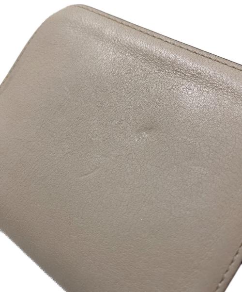 LOEWE（ロエベ）LOEWE (ロエベ) アナグラム ジップウォレット ベージュ×ブラウンの古着・服飾アイテム
