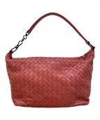 BOTTEGA VENETAボッテガベネタ）の古着「イントレチャート ワン ショルダーバッグ」｜ブラウン