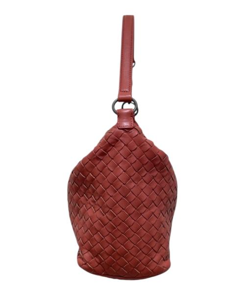 BOTTEGA VENETA（ボッテガベネタ）BOTTEGA VENETA (ボッテガベネタ) イントレチャート ワン ショルダーバッグ ブラウンの古着・服飾アイテム