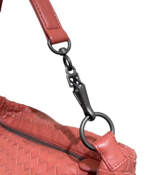 BOTTEGA VENETA（ボッテガベネタ）BOTTEGA VENETA (ボッテガベネタ) イントレチャート ワン ショルダーバッグ ブラウンの古着・服飾アイテム