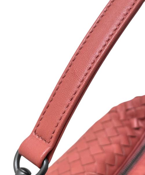 BOTTEGA VENETA（ボッテガベネタ）BOTTEGA VENETA (ボッテガベネタ) イントレチャート ワン ショルダーバッグ ブラウンの古着・服飾アイテム