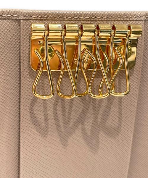 PRADA（プラダ）PRADA (プラダ) 6連キーケース ピンクの古着・服飾アイテム
