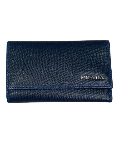 PRADA（プラダ）PRADA (プラダ) 6連キーケース ネイビーの古着・服飾アイテム