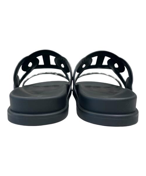 HERMES（エルメス）HERMES (エルメス) エクストラサンダル グリ・アルジャン (シルバー) サイズ:36の古着・服飾アイテム