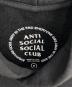 中古・古着 ANTI SOCIAL SOCIAL CLUB (アンチソーシャルソーシャルクラブ) FRAGMENT DESIGN (フラグメントデザイン) バッグロゴプリントパーカー ブラック サイズ:M：6000円