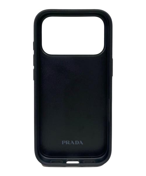 PRADA（プラダ）PRADA (プラダ) サフィアーノレザー iPhone 17 Pro用ケース サイズ:iPhone17Proの古着・服飾アイテム