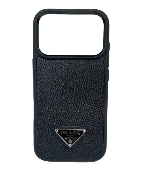 PRADA（プラダ）PRADA (プラダ) サフィアーノレザー iPhone 17 Pro用ケース サイズ:iPhone17Proの古着・服飾アイテム